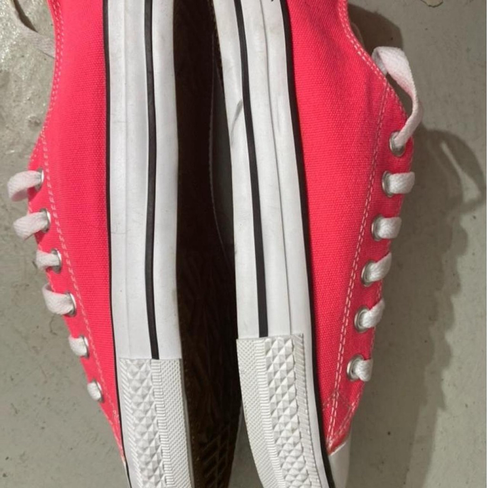 Converse All Day Star Low Astral Pink/White/Black Size M6 W8 - Picture 3 of 6